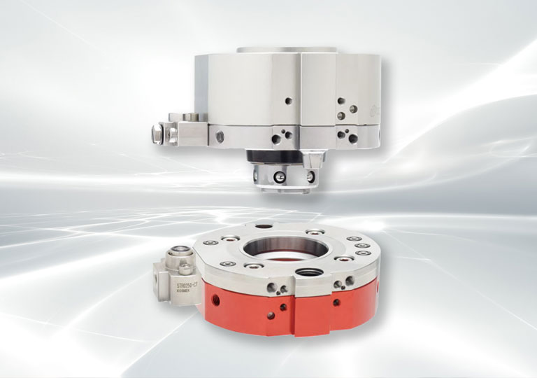 KOSMEK STR Robotic Hand Changer with spring lock and air release for robotics automation.