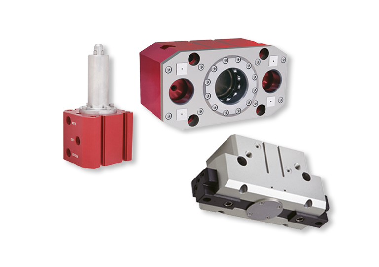 KOSMEK gripping and handling units for accurate, high-power automation in assembly and robotics.