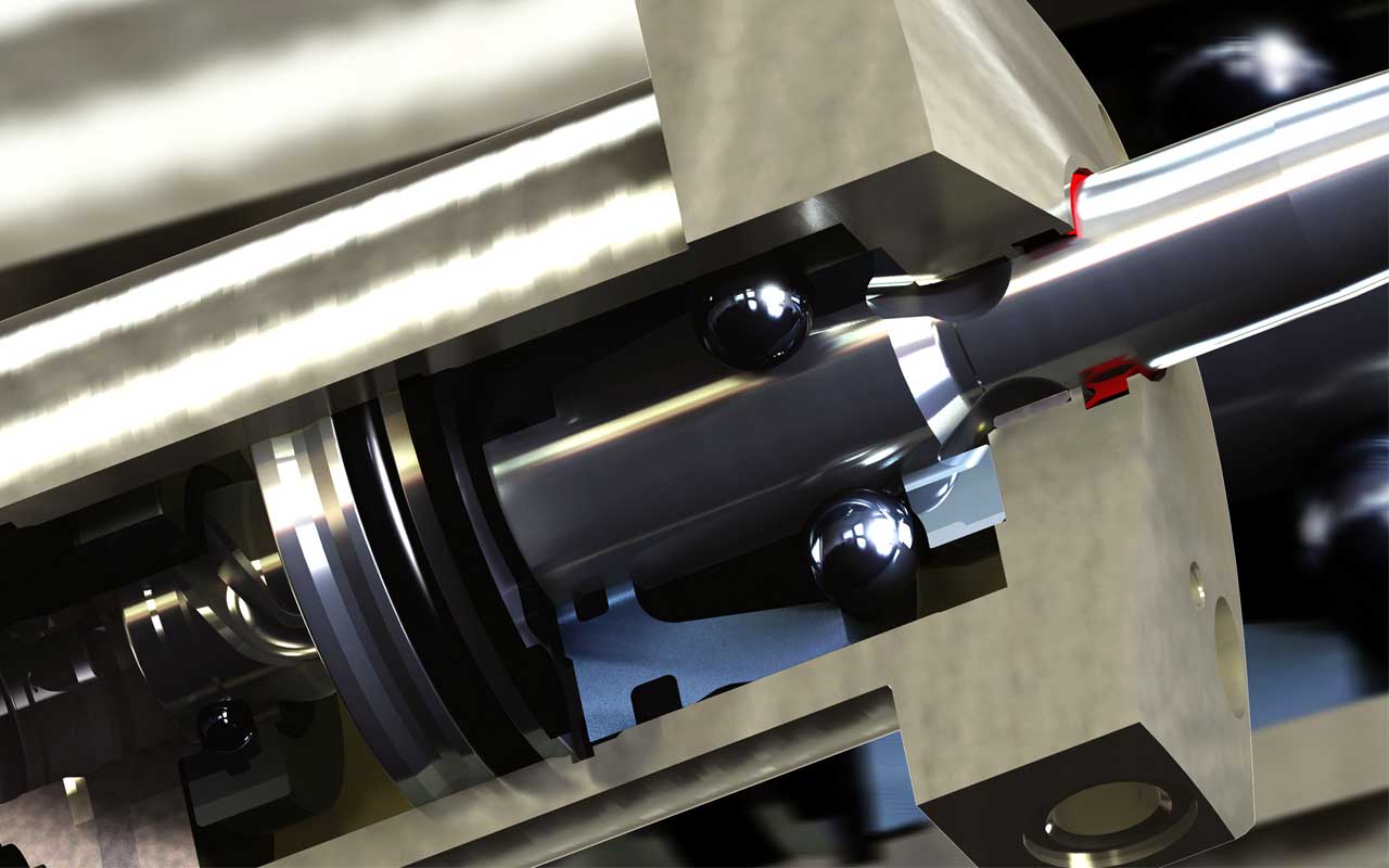 KOSMEK high-power clamping technology delivering maximum force at low pressure.