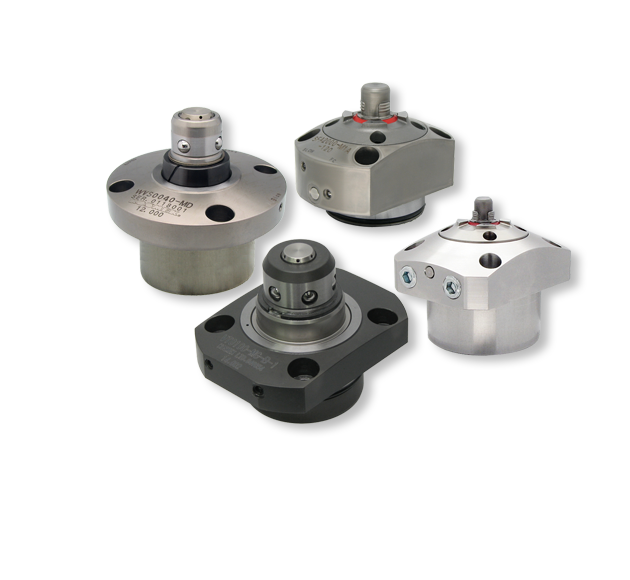 KOSMEK hole clamps and pallet clamps enabling quick, secure fixture mounting with high repeatability.