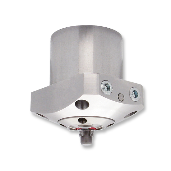 KOSMEK SWE High-Power pneumatic hole clamp with an expanding gripper for internal workpiece clamping